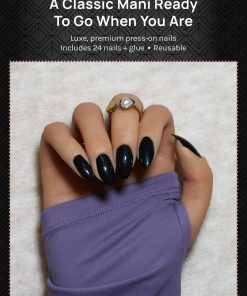 Alternative view of AOA Pro Press-On Nails: Midnites