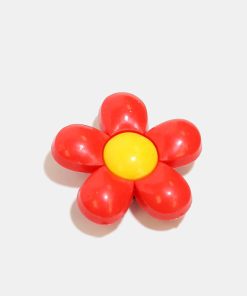 Decorative Charm- Red Spring Flower