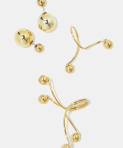 Alternative view of Swirl Ring and Earring Set