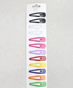 12 PCS Assorted Snap Hair Clips