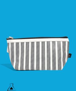 a2o Lab Makeup Pouch - Grey Stripes