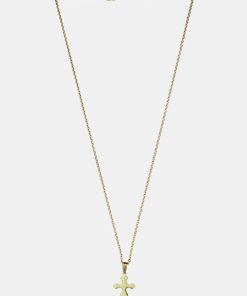 Alternative view of Rounded Cross Necklace