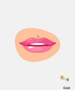 Alternative view of Miss A Body Jewelry - Labret Monroe Ball Lip Stud
