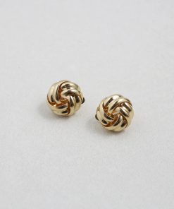 Knot Stud Clip-On Earrings