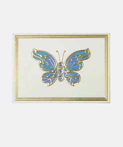 Golden Butterfly Greeting Card