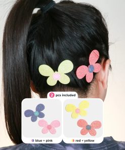 Miss A Anti-Slip Hair Grippers - Butterflies
