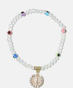 Alternative view of St Benedict Bead Bracelet
