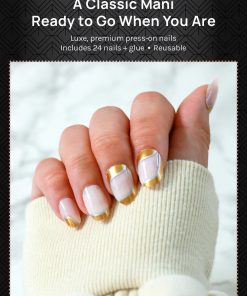 Alternative view of AOA Pro Press-On Nails: Golden Hour