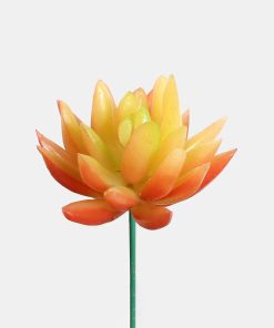 Official Key Items Artificial Succulents - Yellow Snow Lotus B