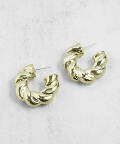 Alternative view of Twisted Open Hoops