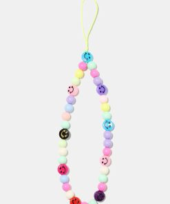 Alternative view of Smiley Face Phone Strap Wristlet