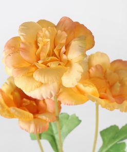 Alternative view of Official Key Items Artificial Flowers - Orange Gardenias