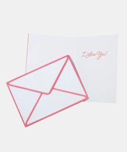 Alternative view of I Love You Heart Greeting Card