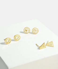 Alternative view of 3-Pair Chic Earrings Set
