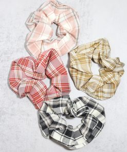 Plaid Scrunchies