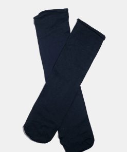 Alternative view of Miss A Ribbed Crew Length Premium Socks