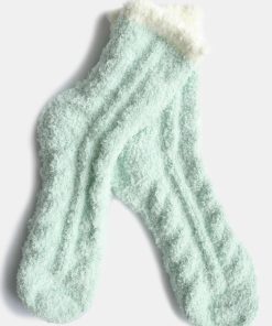 Alternative view of Two Tone Fuzzy Socks
