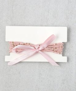 Alternative view of Multiple Beaded Bracelet with Ribbon