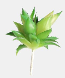 Alternative view of Official Key Items Artificial Succulents - Green Pineapple Head Bonsai