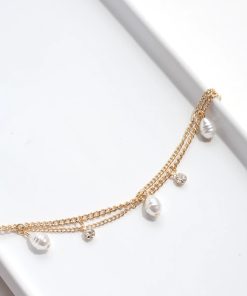 Layered Bracelet with Pearls