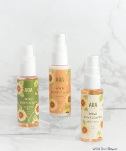 AOA Lotion, Shower Gel & Body Mist - Wild Sunflower