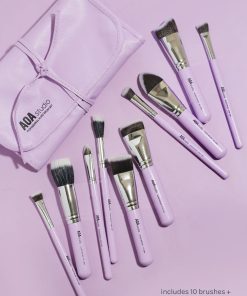 AOA UltraViolet Contour Brush Set + Brush Roll
