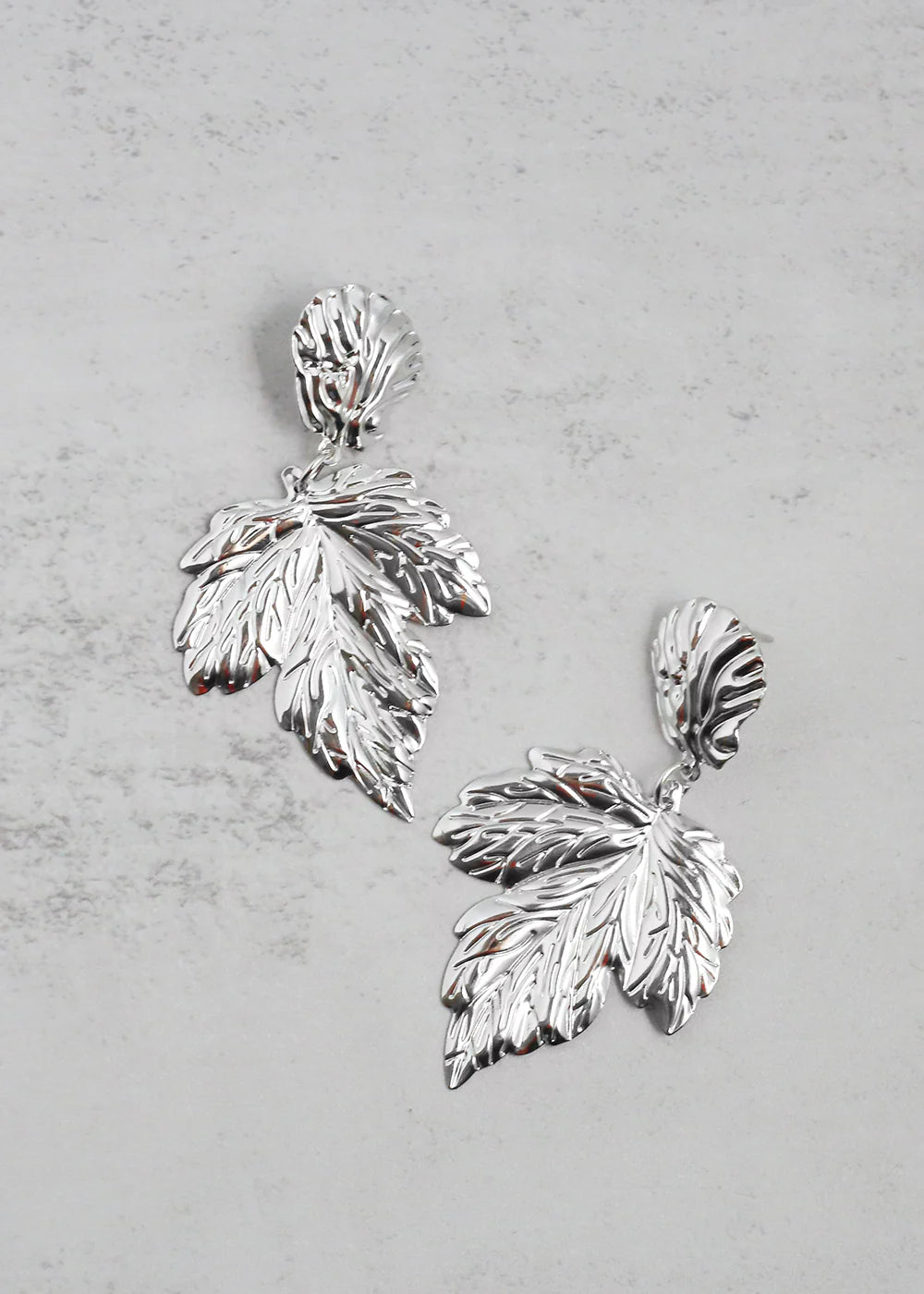 Maple Leaf Dangle Earrings - Image 2