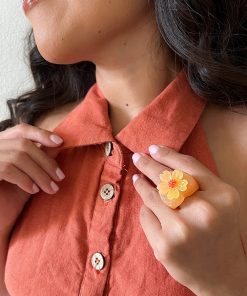 Resin Flower Ring