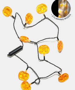 Pumpkin Head Light Up Necklace