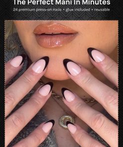 Alternative view of AOA Pro Press-On Nails: French Noir