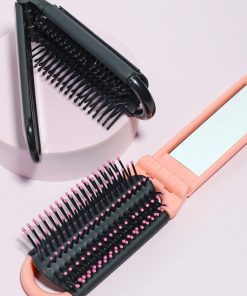 AOA Foldable Travel Hairbrush + Mirror
