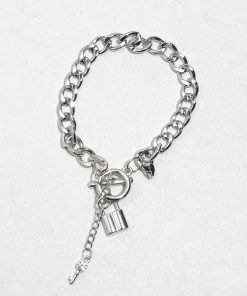 Lock & Link Charm Bracelet