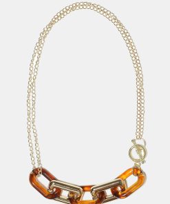 Alternative view of Tortoise Linked Necklace
