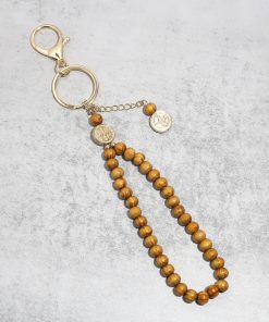 Alternative view of Wooden Rosary Keychain