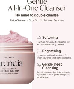 Alternative view of Arencia Fresh Rosehip Rice Mochi Cleanser 120g