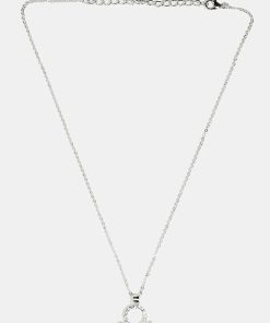 Rhinestone-Studded Libra Necklace