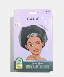 Jewel Band Silky Satin Bonnet – Double Layered