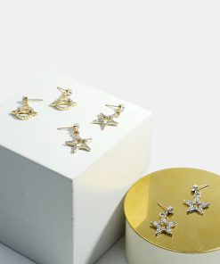 Star and Planet Earrings