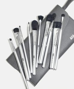 10-Piece Silver Brush Set