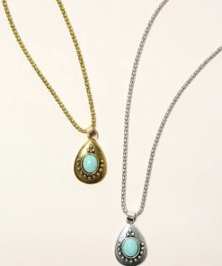 Teardrop Turquoise Necklace