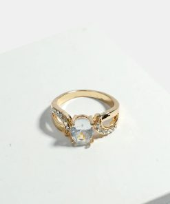 Alternative view of Simple Gemstone Ring