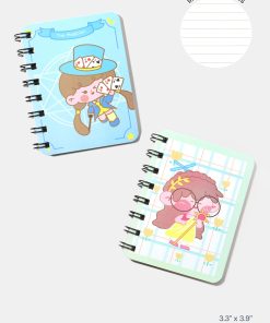 Official Key Items Lined Spiral Pocket Notebook – Girls