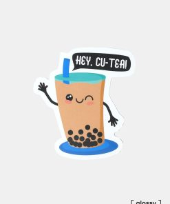 Official Key Items Sticker - Hey Cu-Tea