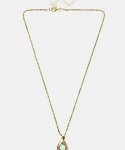 Alternative view of Teardrop Turquoise Necklace