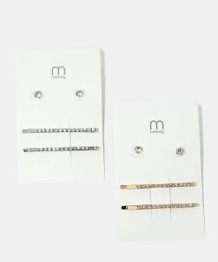 Alternative view of Classic Hair Clip & Earrings Set