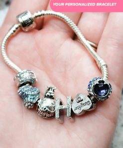 Alternative view of Letter Y Rhinestone Bead Charm