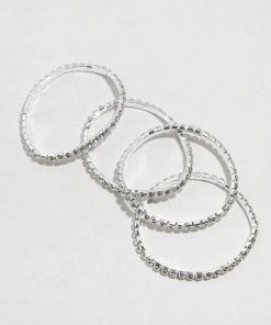 Alternative view of 4 PC Rhinestone Bracelet Set