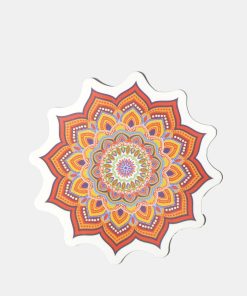 Official Key Items Sticker - Orange Rangoli