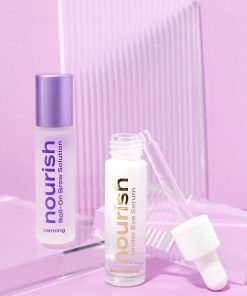 AOA Nourish Hydrating Under Eye Serum + Calming Roll-On Brow Solution