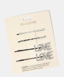 Alternative view of Love Hair Clip Set